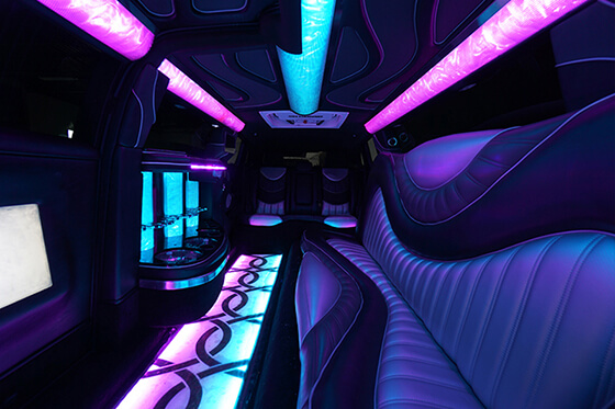range rover limo party bus