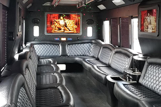 luxury party bus rental